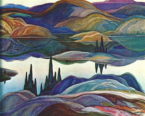 Franklin Carmichael, Mirror Lake, 1929.